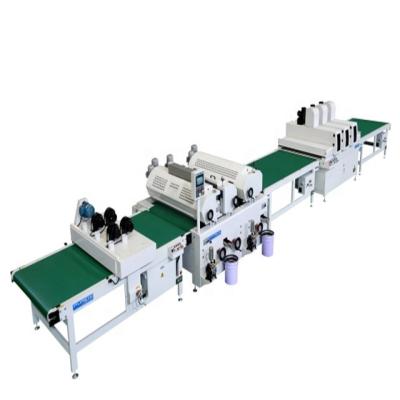 China UV/water paint/PU/NC UV production line for flooring for sale