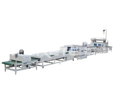 China Hotels PUR laminating machine to press PVC film onto PVC panel for sale