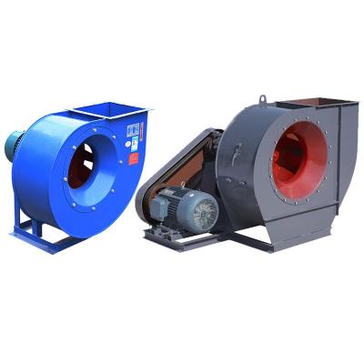 China Prevent Corrosion 380V Cheap Price 4-72 Single Inlet Exhaust Fan Belt Driven Industrial Centrifugal Fan 75kw for sale