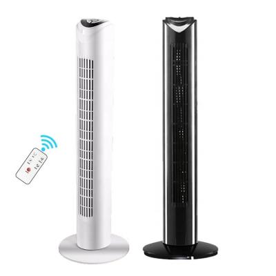 China 32 Inch Homemade Swing Used Excellent Silence Design Tower Swing Fan Electric Tower Fan With Remote Control for sale