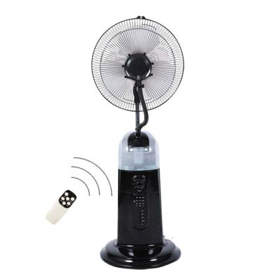 China Guangdong Low Noise Manufacturer Directly Supply AC 220V Indoor Electric Large Rack Water Mist Spray Fan for sale