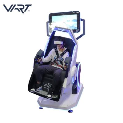 China New 2021 9D Fiberglass Shooting 720 360 VR Chair Flight VR Simulator With CE RoHS for sale