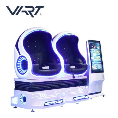 China Smoke Mall 2 Seats Cabin Virtual Reality Equipment VR Equipment 9D Cinema Interactive Simulator for sale