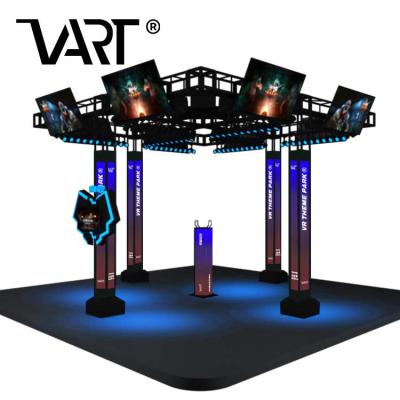 China Mall VART Team Game 3~5 Players VR Theme Park 9D Vr Game Simulator Multiplayer Price for sale