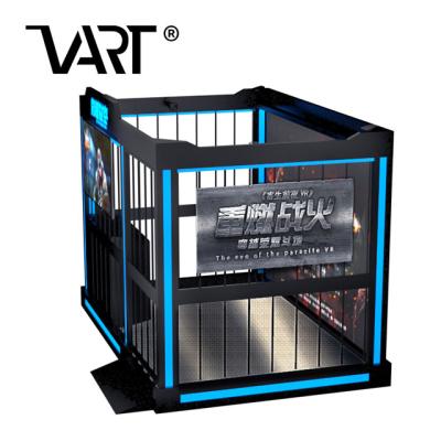 China New VART Joy Iron Cage Shooting Simulator 4 Players Multiplayer 9D VR VR VR Team Game Machine For Sale for sale