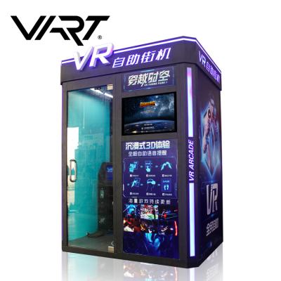 China Amusement Park VART Latest Design 9D VR Exclusive Hall Game Position Arcade VR Shooting Machine for sale