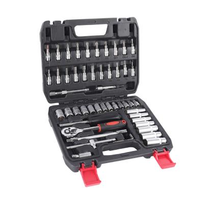 China Auto Repair Tools High Quality Auto Car Repair Tool Kit 53pcs Mini Universal Socket Set Hand Tool Wrench for sale