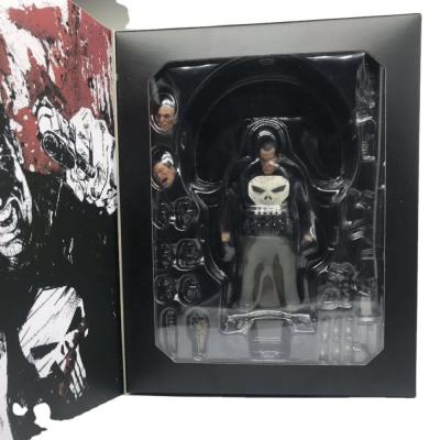 China Cartoon Toy The Punisher 1/12 Scale Figure Jointed PVC 6 Inch Doll Toys Decoration From MEZCO for sale