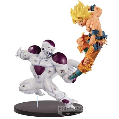 China Cartoon Toy Anime Figure Competitor Frieza Goku Compiling Boxed Model Decoration Drag 0n Ball Figure for sale