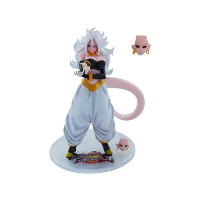 China Cartoon Toy Hot Selling Standing Ball Model Figure of No. 21 Anime Fighter Majin Buu Buu Cyborg Females Boxed Drag 0n for sale