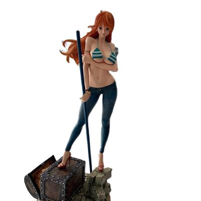 China Cartoon Toy One Piece 1 4 Hot Nami Action Figure Resin Statue GK Statue Collectible Model for sale