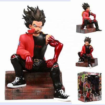 China Cartoon Toy One Piece Trendy Tide Brand Underworld Snakeman Luffy Model Boxed Decoration Action Figure Toys for sale