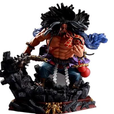 China Cartoon Toy Anime One Piece Four Kings GK State Decoration Battle Kaido Stage Base Model Toys Doll Action Figure for sale