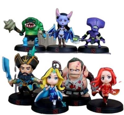 China PVC figures dota2 collection toys Kunkka Lina Pudge Queen Tidehunter cm FV figure models DOTA 2 game 7 cartoon wow toy for sale