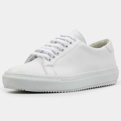 China ODM Anti-slip Stylish Rubber Custom Big Size Soles OEM Fashion White Eco Sneaker Manufacturer for sale