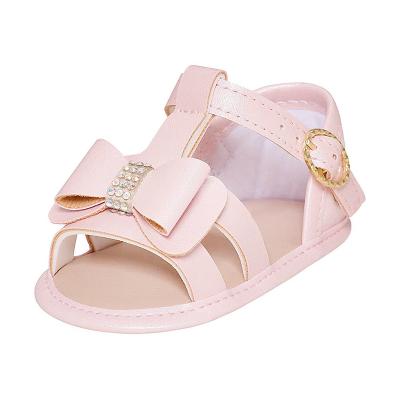 China Walker Pink Princess Dress Baby Girl Summer Soft Arch Flat Soft Sole Outdoor Sandal Shoes for sale