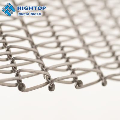 China Plain Weave High Temperature Resistance Architectural Spiral Wire Mesh For Decorative Mesh Curtain for sale