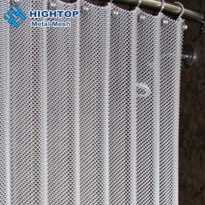 China Beautiful flexible aluminum metal tie mesh fabric/decorative metal mesh curtain for sale