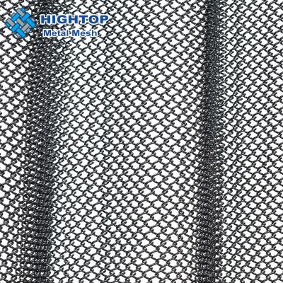 China Flexible Silver Shiny Metallic Metal Mesh Curtain Aluminum Chain Curtain Mesh for sale