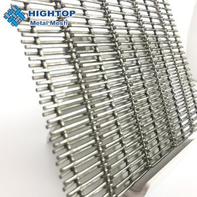 China Durable Decorative Architecture 316 Stainless Steel Crimped Wire Mesh Panels For Building for sale