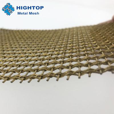 China Plain Weave Stainless Steel H-Type Cable And Rod Combination Woven Mesh Netting For Stair Handrails for sale