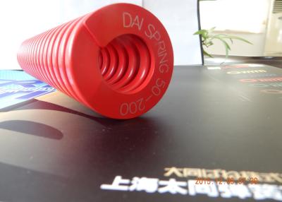 China Primavera derecha del hardware del diámetro del molde de la longitud libre roja de la primavera 120m m para el plástico en venta