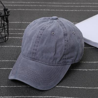 China JS Striped Customized Five 5 Custom Logo Vintage Gorras Suede Sport Denim Plain 6 Panel Dad Hat Baseball Cap In White for sale