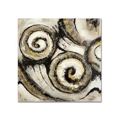 China Modern Handmade Nordic Abstract Oil Painting With Frame Decorative Oil Painting For Wall Art for sale