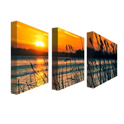 China JS Modern Gallery Wrapped Multi-panel Customized Modern Abstract Wall Art Prints Wall Art For Living Room Decor for sale