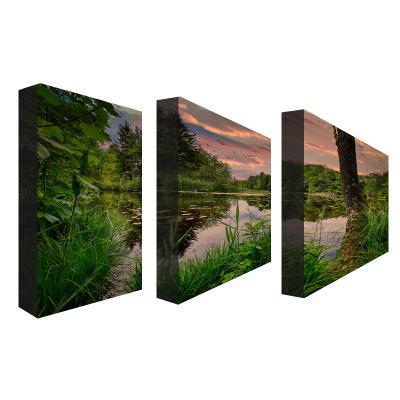 China Modern JS 3 Pieces Factory Size Framed Print Factory Size Customized Canvas Prints Wholesale For Home Decoration for sale