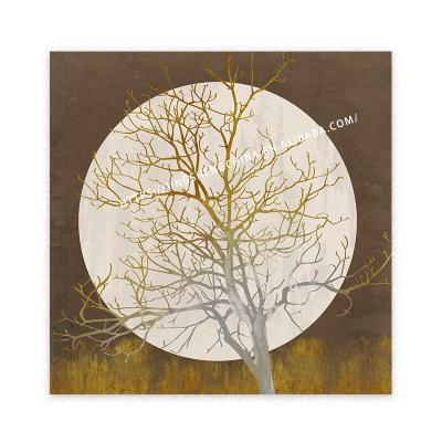 China Modern Handmade Home Decoration Painting Original Hand Painted Type Classic Place Moon Landscape Canvas for sale