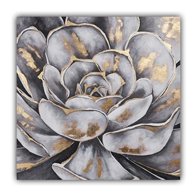 China Abstract Pure Hand Painted High End Custom Flower Oil Painting For Decorative Wall Painting Arts for sale