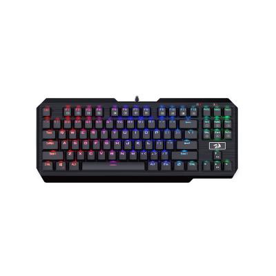 China Dragon K553 87keys 87keys Plug and Play Red Mechanical Gaming Keyboard RGB Backlit Keyboard For Computer Desk for sale