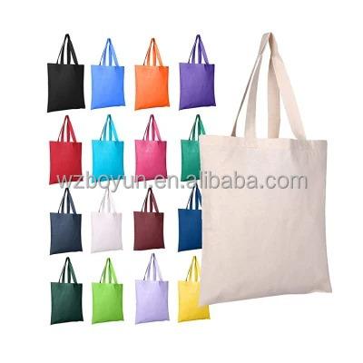 China Reusable Promotional Hot Selling Natural Design Canvas Gift Handbag Reusable Canvas Women Shopping Resistant Cotton Tote Bag for sale