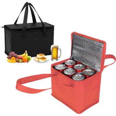 China Large Waterproof Outdoor Camping Lunch Bento Box Trips BBQ Meal Drinks Zipper Pack Picnic Supplies Portable Thermal Insulated Cooler Bags for sale