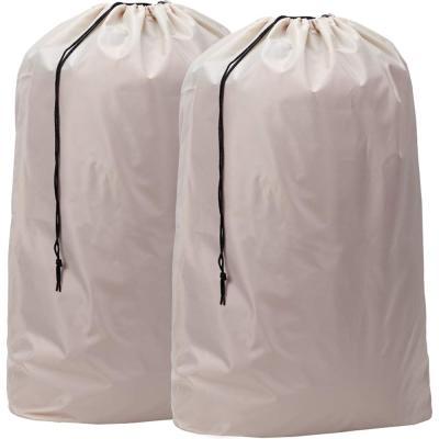 China Eco-Friendly Wholesale Cheap Reusable Promotional Nylon Laundry Bag With Logo for sale