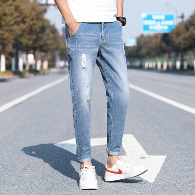 China QUICK DRY Customize Mens Jeans Denim Directly Manufactures Casual Slim Fit Panty Boys Stretch Jeans Men Skinny Zipper Fly Closure Jeans for sale