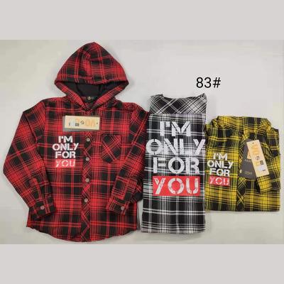 China Anti-Shrink Factory Customized Cotton Hooded Grid Long Sleeve Check Shirt Men's High Quality Flannel Streetwear Casual Shirt for sale