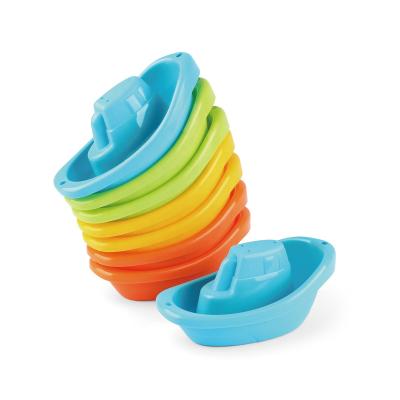 China Hot Sale Baby Cup Bath Toys Eco - Friendly Stacking Colorful Boats K999-202B for sale