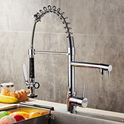 China Thermostatic Faucets China Kitchen Pull Down Swivel Faucets Wash Mixer Water Spray Taps Griferia for sale