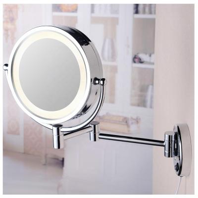 China Wall Mounted Mirror Koen Rotatable Led Makeup Mirror With Lights for sale