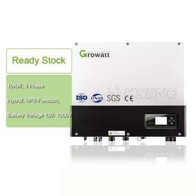 China Top 10 hybrid solar system inverter mppt 10kw 10kva 10000w 3 phase Growatt SPH 10000TL3 BH for sale