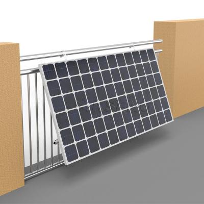 China Europe Stock Kit Balcony Wall Mount Bracket Easy Framed Solar Panel Bracket Solar System For Home for sale