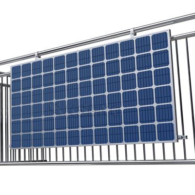 China Europe Warehouse Germany Aluminum Framed Balcony Apartment Balcony Bracket Solar PV Rack System For Renters for sale