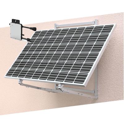 China Home Wall Racking System Solar Panel Kit Adjustable Tilt Rack Solar Panel Rafter with Micro Inverter for One Panels for sale