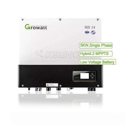 China Wholesale Price Growatt Hybrid Solar System On Grid Hybrid Inverter SPH 5000 5KW 5000 Watt Solar Panel Hybrid Inverter for sale