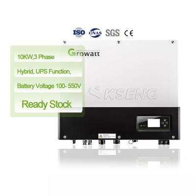 China Low frequency hybrid solar system inverter 10kw sph 10000 tl 3 BH 10000 watt power inverter growatt for sale