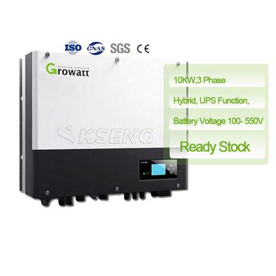 China Wholesale solar hybrid inverter ip65 solar system china sph hybrid 3 phase growatt inverter 10 kw for sale