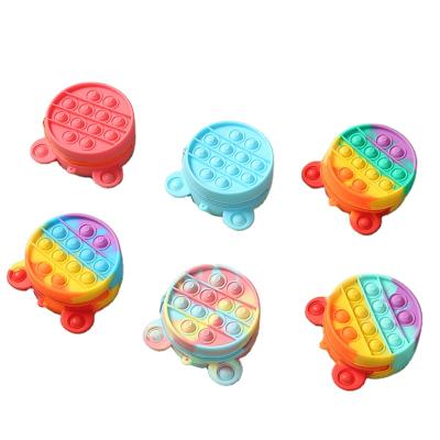 China Silicone Busy Person Purse Toys Stress Reliever Kids Push Bubble Antistress Toys for sale