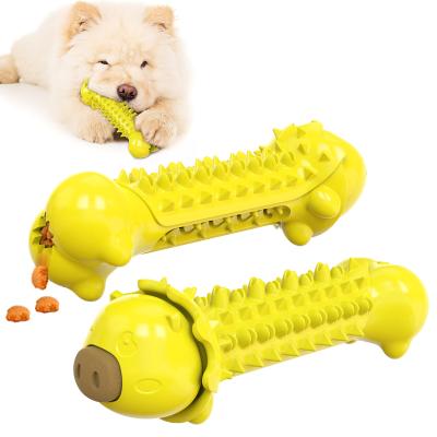 China Hot Chew Stocked Toy Dog Molar Pet Toy Pig Shape for sale